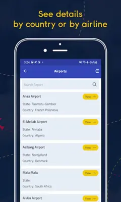 Flight Tracker android App screenshot 1